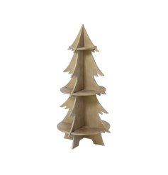 Wooden DISPLAY CHRISTMAS TREE, 109cm