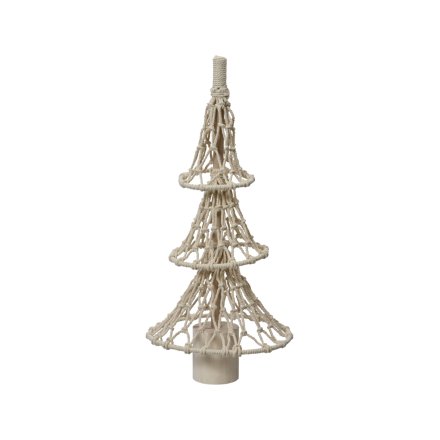 Polyester Christmas Tree Standing Deco, 56cm