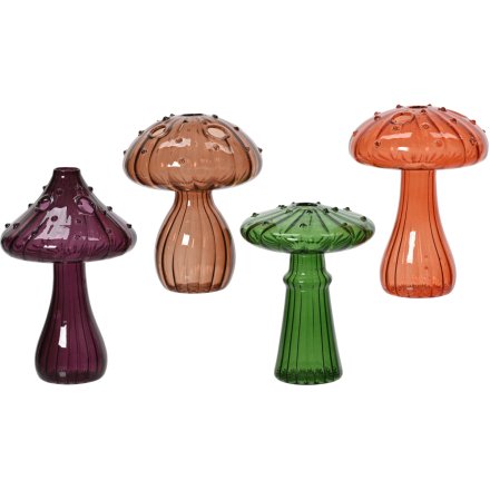 4/A Mushroom Vase Ornaments