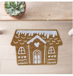 The house style door mat is ideal for adding a touch of elegance to your entranceway.