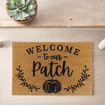 Welcome To Our Patch Doormat, 60cm