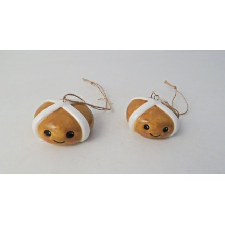 Hot Cross Bun Hanger 4.7cm