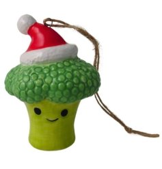 Get your daily dose of greens with our playful broccoli tree decoration.