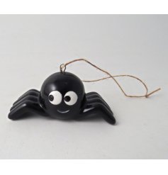 Get in the spooky spirit with this cute hanging spider