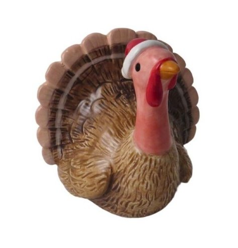  adorned with festive accents and sparkling lights"Deck your halls with the festive charm of our Turkey Deco, featurin