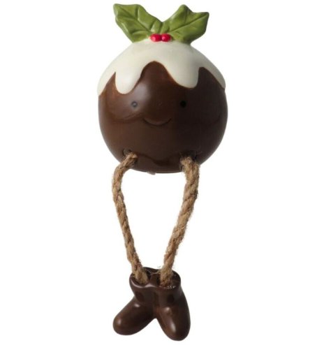 Get in the festive spirit with this charming Christmas pudding ornament. 