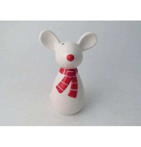 Winter Mouse Ornament, 14cm