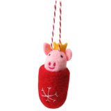 A novely hanging Christmas Ornament, decoration for the christmas tree