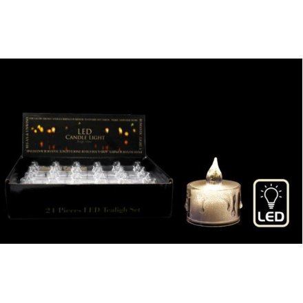 Small LED drip candle, 8cm