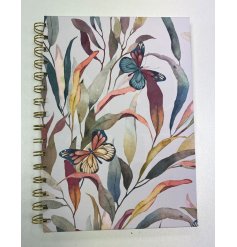 A5 Writing Notebook Pad Butterfly Design