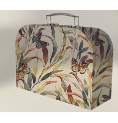 Storage Box with Handle in Butterfly Design