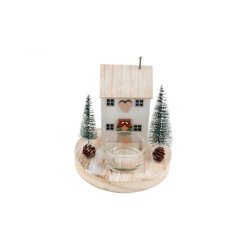This Christmassy themed house Tea Light holder is perfect for bringing a cosy feel into your home.
