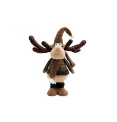 Add a festive touch to your home with this super cute reindeer figurine