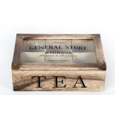 A stylish and practical way to store tea. 
