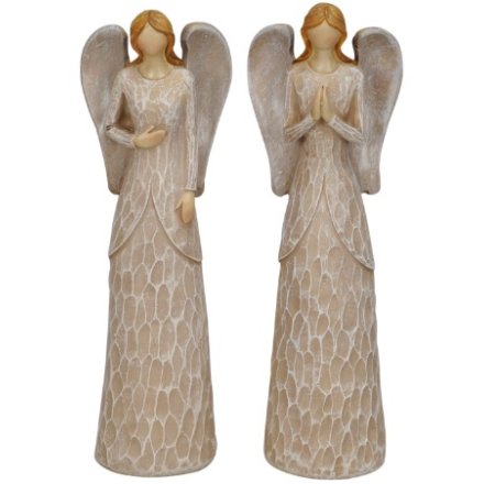 2/A Standing Angel Ornament 17.5cm
