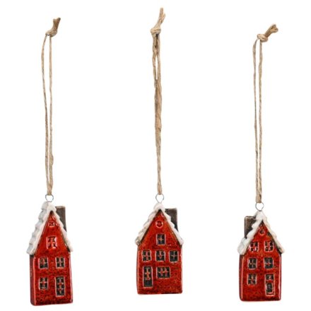 3/A Hanging House Tree Decoration