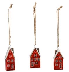 3/A Red Hanging House Hanger