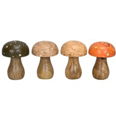 Elevate your outdoor space with these mushroom sculptures