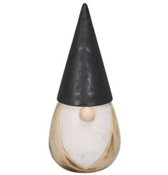 17.5cm  Gonk Ornament w/ Black Hat