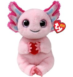 Meet Locky the Axolotl, a super cute and cheery animal adorned with pink colour hues. 
