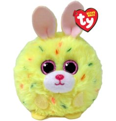 A mini bundle of love.. and fluff, this beanie ball bunny called Lemon is perfect for carrying and cuddling on the go!