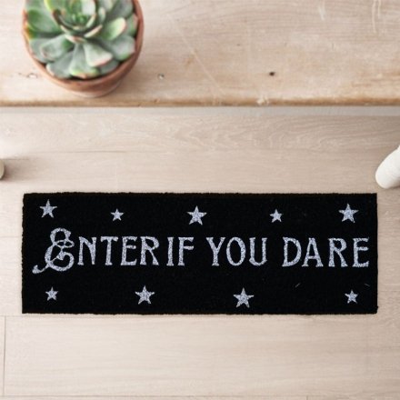 Enter If You Dare Top Step Doormat, 60cm