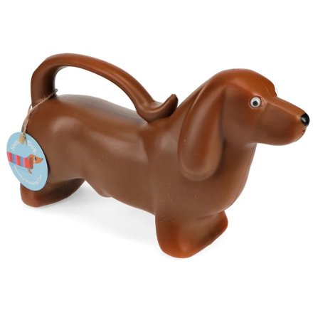 Jazz up the garden with this chic watering can in a Sausage dog design.