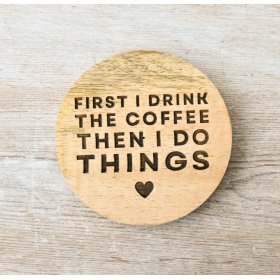 Start your day with this beautiful coaster, perfect for holding your favorite morning beverage.