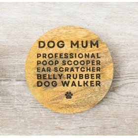 Elevate mealtime joy with our delightful "Dog Mom" coaster - the perfect touch for any dog-loving household!