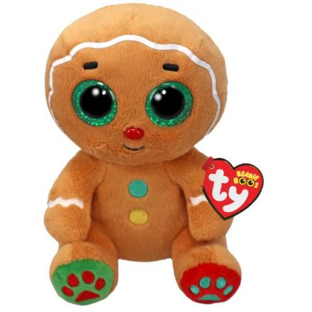 Gingerbread Beanie Boo Plush Toy