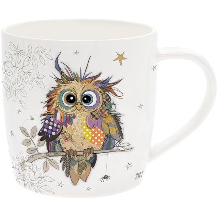 Bug Art Otto Owl China Mug