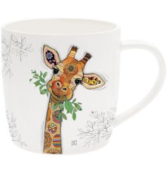 Introducing the charming Gina Giraffe Mug from the Bug Art range.