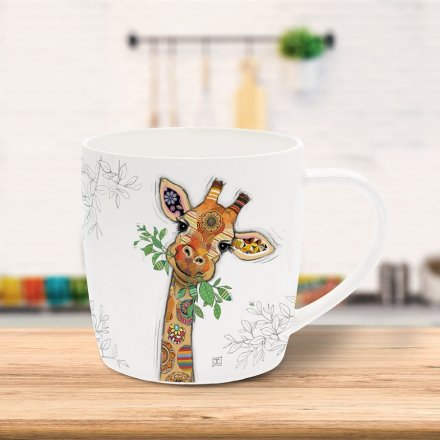 Introducing the charming Gina Giraffe Mug from the Bug Art range.