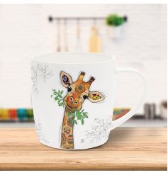Introducing the charming Gina Giraffe Mug from the Bug Art range.