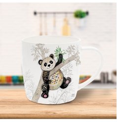 The adorable Po Zi Panda Mug, the perfect mug for any Panda lover.