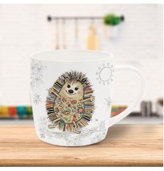 The colourful Hattie Hedgehog Mug by Bug Art!