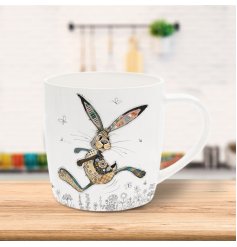 The charming Hesper Hare Mug by Bug Art, perfect for adding a touch of whimsy to your daily cuppa.