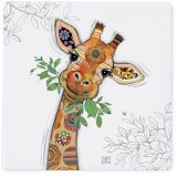 Introducing the happy and smiling Gina Giraffe coaster by Bug Art.