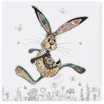 Bug Art Hesper Hare Ceramic Coaster