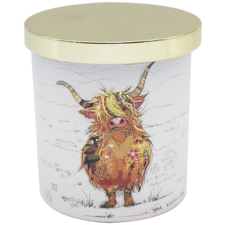 Bug Art - Hamish Highland Cow Candle