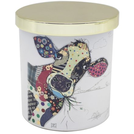 Bug Art Connie Cow Candle