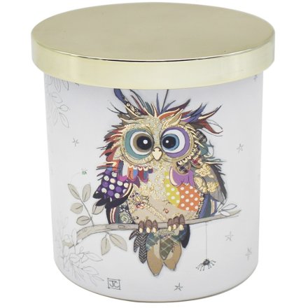 Bug Art Otto Owl Candle