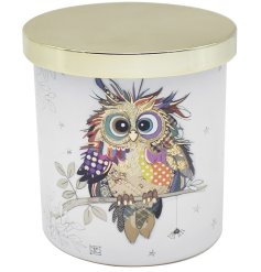 Bring some whimsical charm into your space with the Otto Owl Candle by Bug Art.