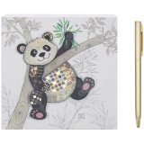 The adorable Po Zi Panda memo block by Bug Art! It is perfect for jotting down notes, reminders, or messages.