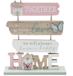 Add a touch of warmth and love to your home with our plaque 