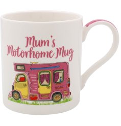 Introducing the perfect mug for all the adventurous mums out there - Mum's Motorhome China Mug!