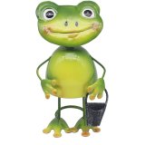 Introducing the charming Bright Eyes Frog garden ornament, a delightful addition to any outdoor space.