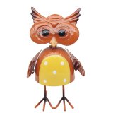 The charming Bright Eyes Owl garden ornament, the perfect addition to any outdoor space.