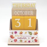 Introducing the Autumn Wooden Calendar, a charming addition to your home decor this season.