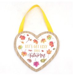 This charming plaque features a beautiful autumnal design with warm colours and intricate details